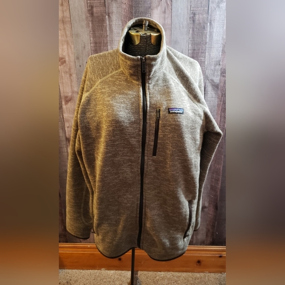 PATAGONIA Bleached Stone Full Zip Fleece Better Sweater - Picture 1 of 12